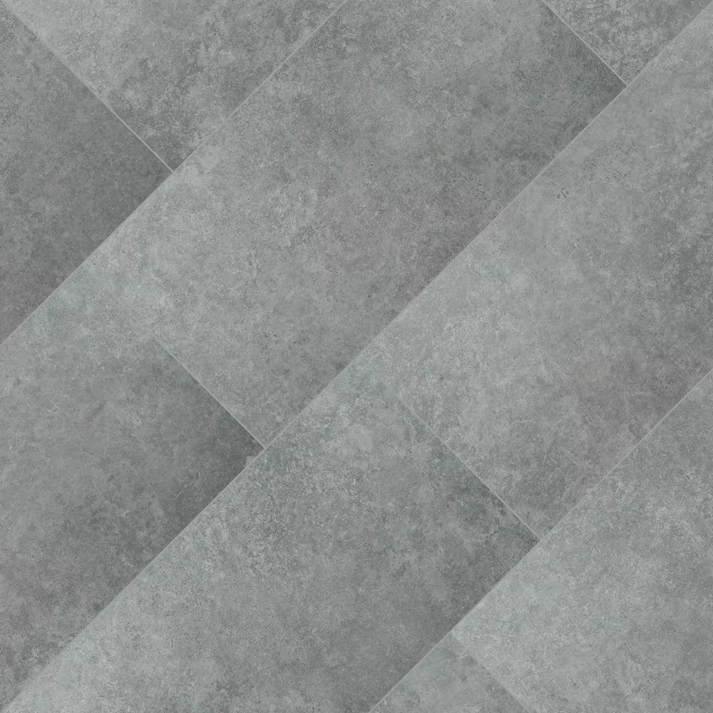Lunar Silver 2 Cm. X 24 In. X 24 In. Matte Porcelain Stone Look Paver Tile (8 Sq