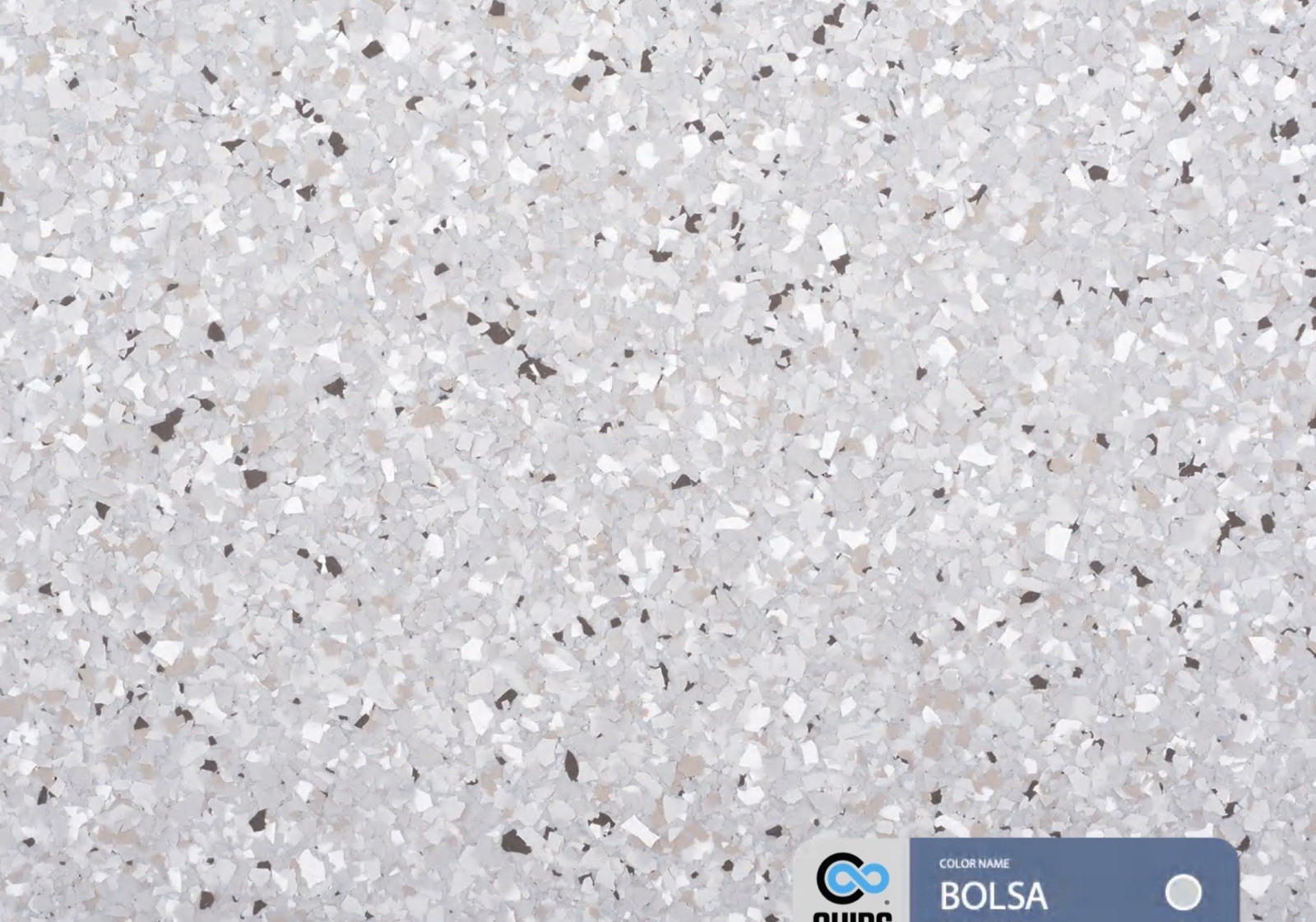 CHIPS FLAKES FOR EPOXY FLOORS OBISPO MIX 1/4” 40 Lb Cs