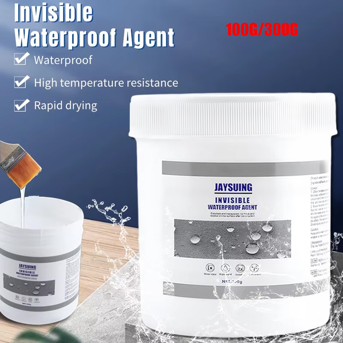 JaySuing Invisible Waterproof Agent Transparent Insulating Sealant – 100/300G