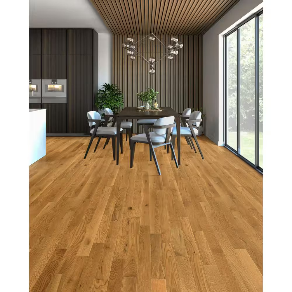 Clover Honey White Oak 3/4 In. T X 3.25 In. W Solid Hardwood Flooring (27.00 Sq.