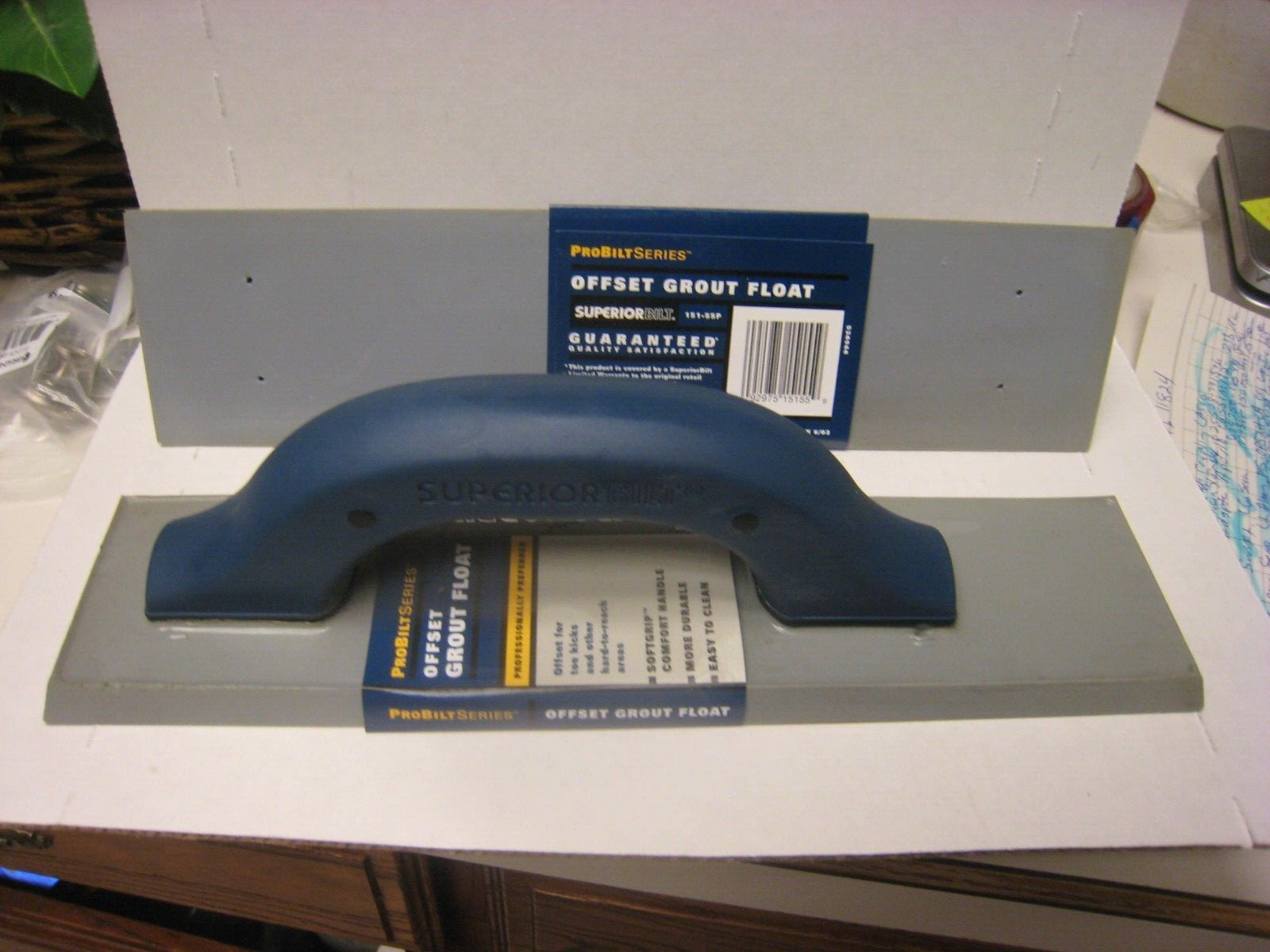2 yes 2 Superiorbilt 151-55P Offset Tile Flooring Grout Float Made USA 3″ x 12″