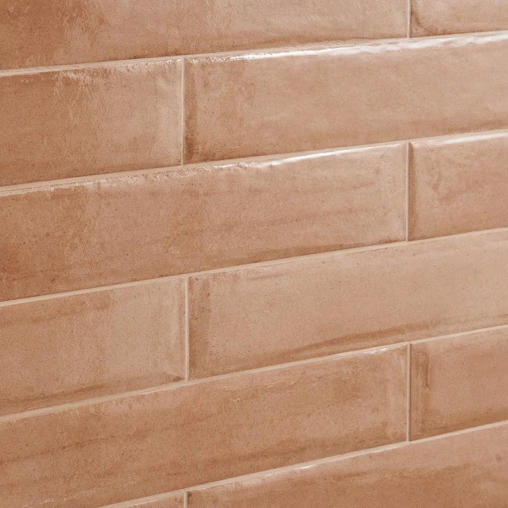 Tint Terracotta 2.95 In. X 15.74 In. Polished Porcelain Wall Tile (14.2 Sq. Ft./