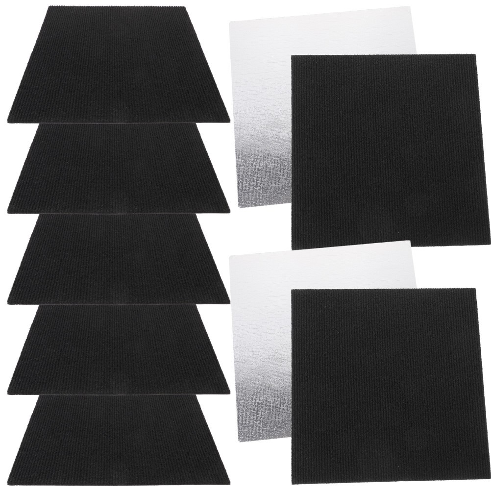 10 Pcs Peel and Stick Tile Adhesive Floor Carpet Tiles for Covering Floors