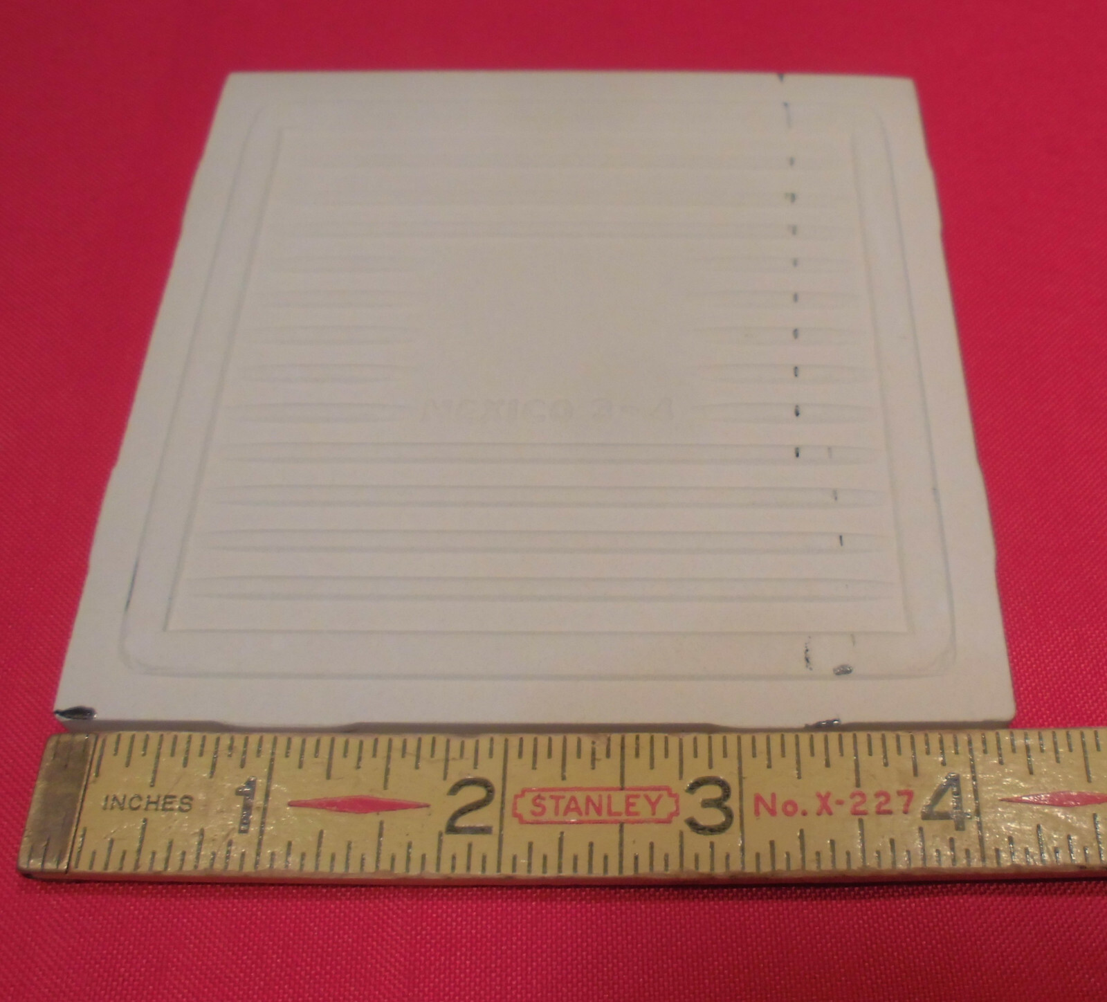 1 pc. *Gloss Black* 4-1/4″ Ceramic Bullnose Tile by American Olean NEW MINT
