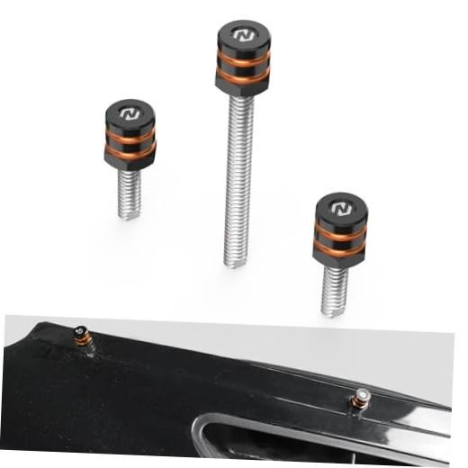 Orange Fairing Trim Screws Windshield Mounting Nails Compatible with orange