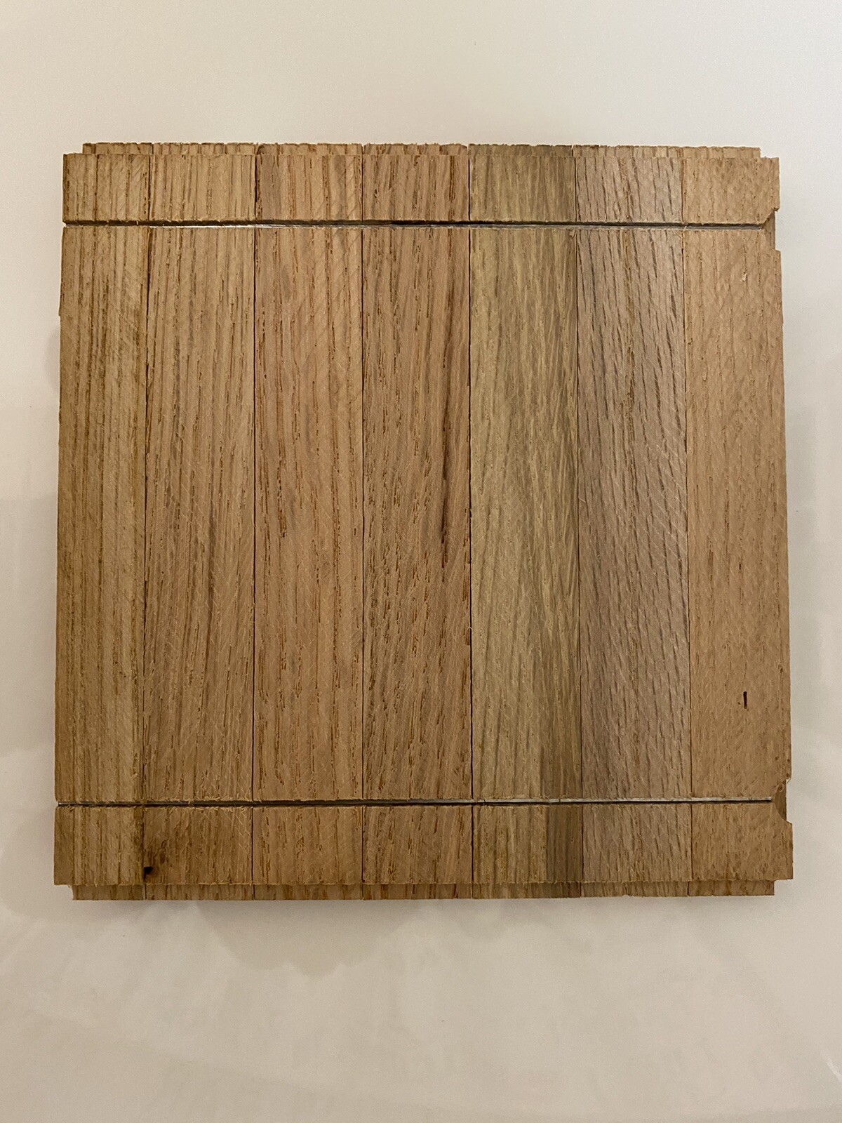Vintage – Unused Bruce Cumberland Oak Parquet Floor 5/16″ By 6″x6″
