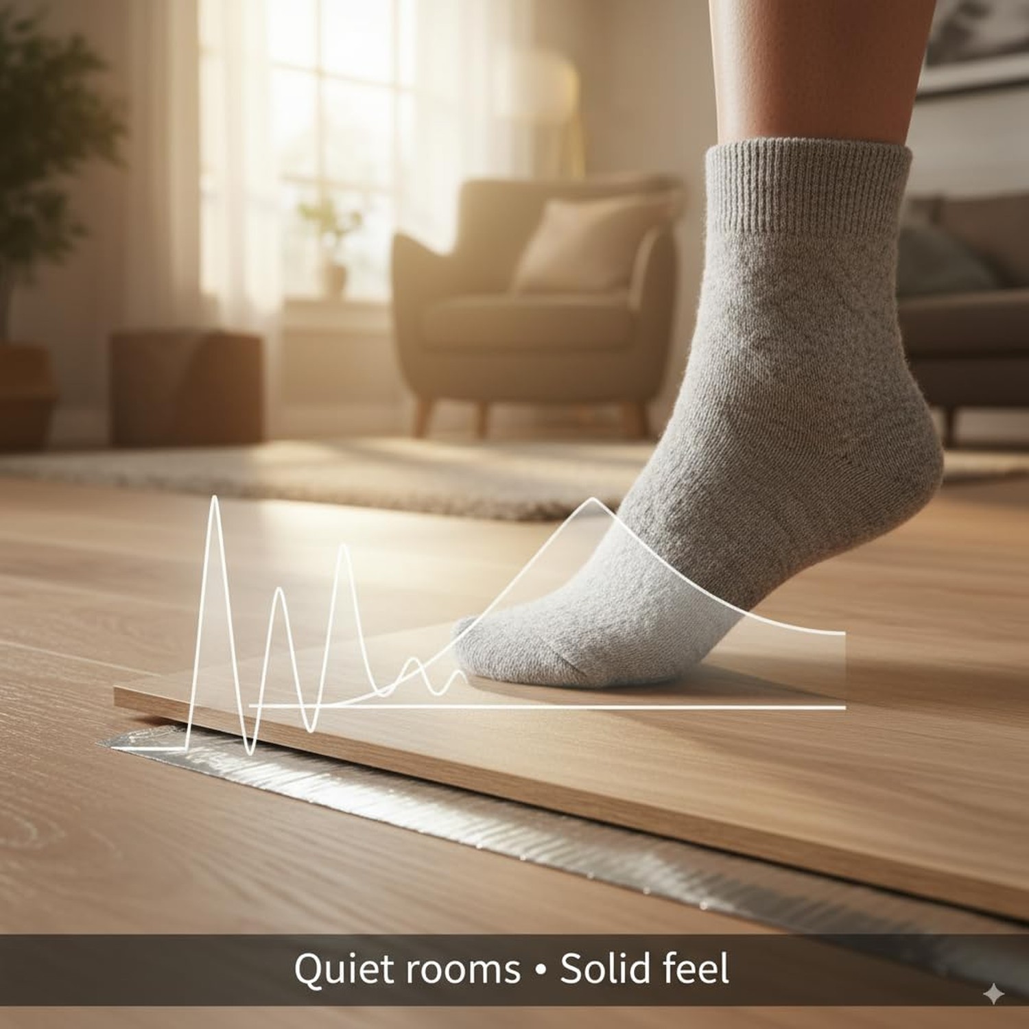 Noise Guard 200, EVA 3mm Underlayment with Silver Film – Premium Moisture