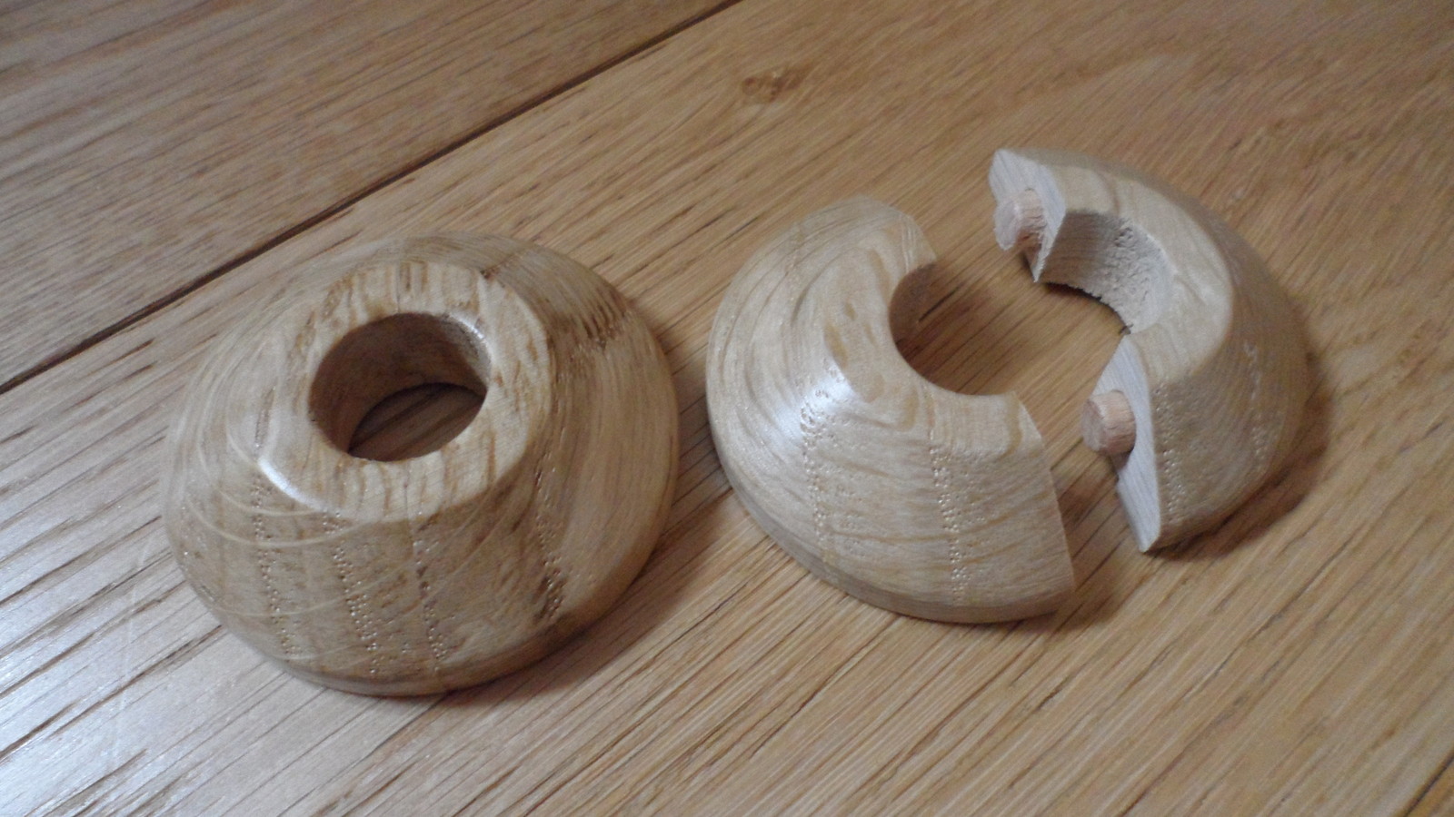 x 2 (15mm) OC – Quercia laccato TUBO COPERTURA/RADIATORE Anello/ciolletto/Rosa