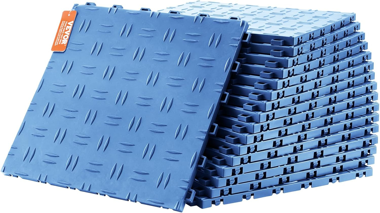 Garage Tiles Interlocking, 12 X 12 X 0.53 Inch 50 Pack Garage Floor Covering Til