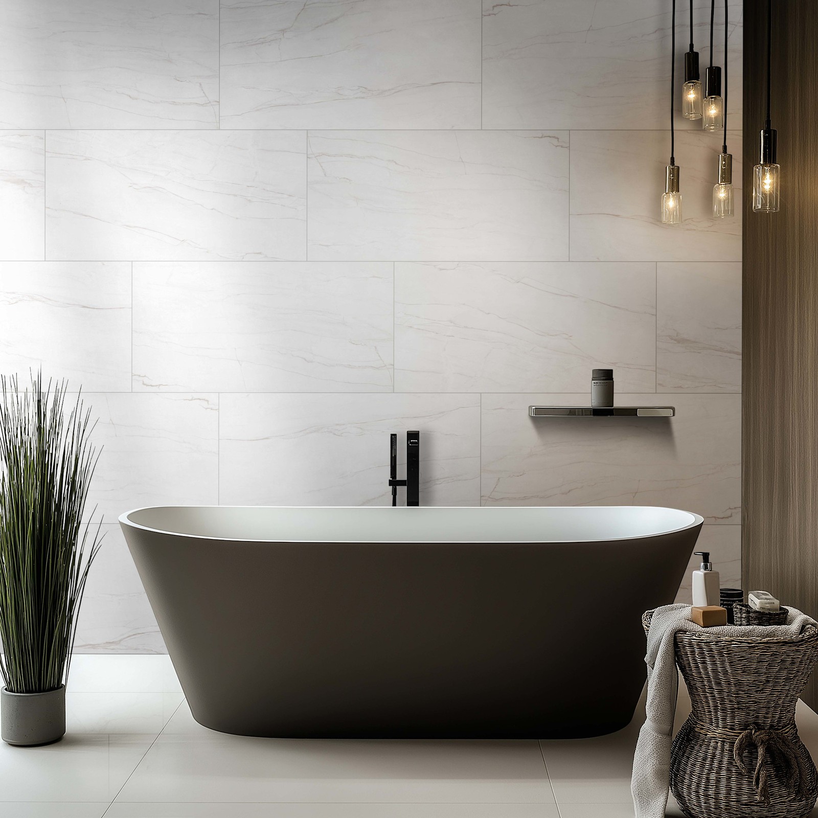 Ackland AKNPTZOL24X48M-PL Zola – 24″ x 48″ Porcelain Solid Floor – Arctic Pearl