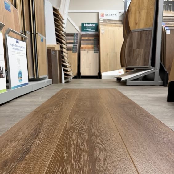 Premium Coretec Enhanced, 22 Mil Wear Layer 9”x72”Boards in Crimson Flame