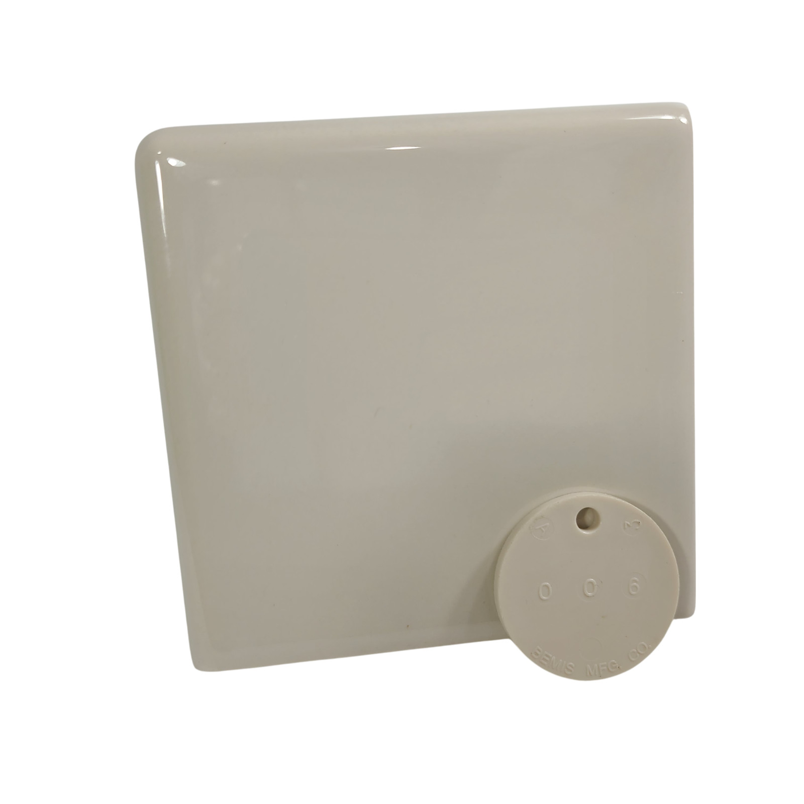 Beige Almond Bone 4.25 in Ceramic Tile Bullnose Shower Corner Subway Curved Edge