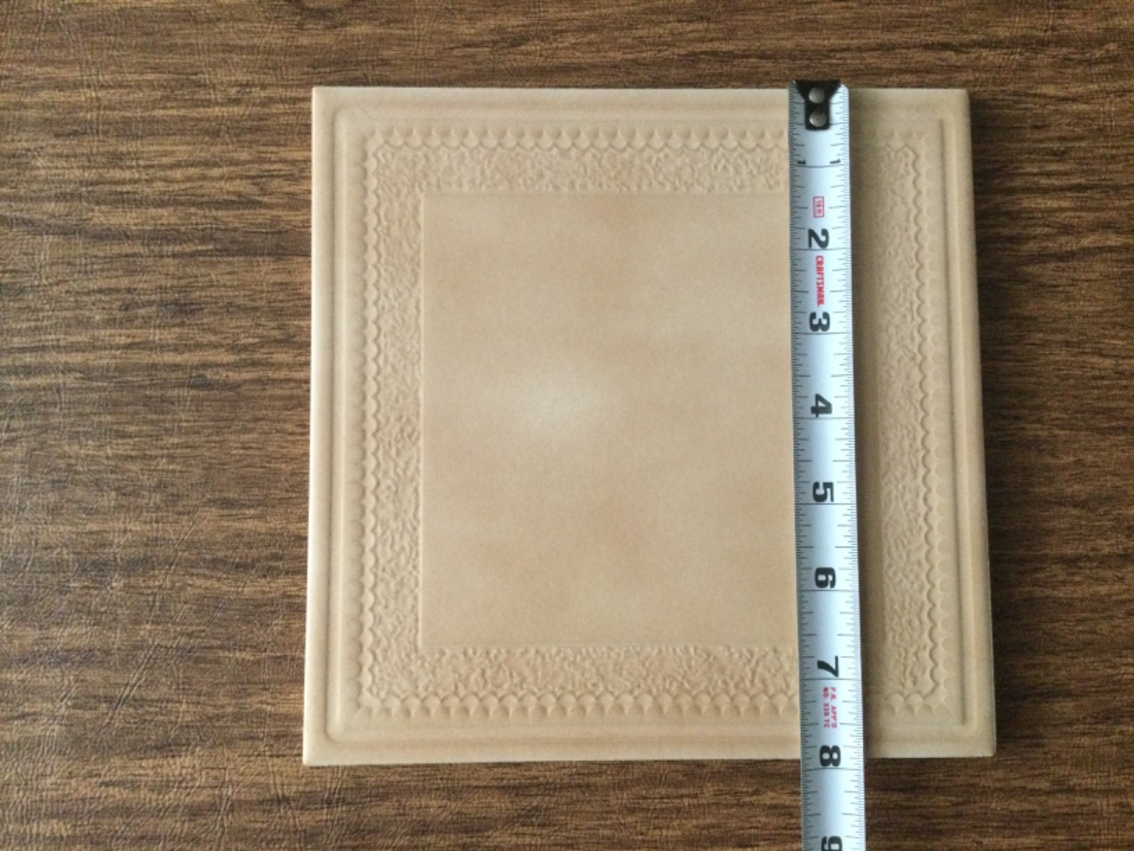 Vintage Florida Tile Sand floor Tile 7 and 7/8 Inch Square Replacement Tile
