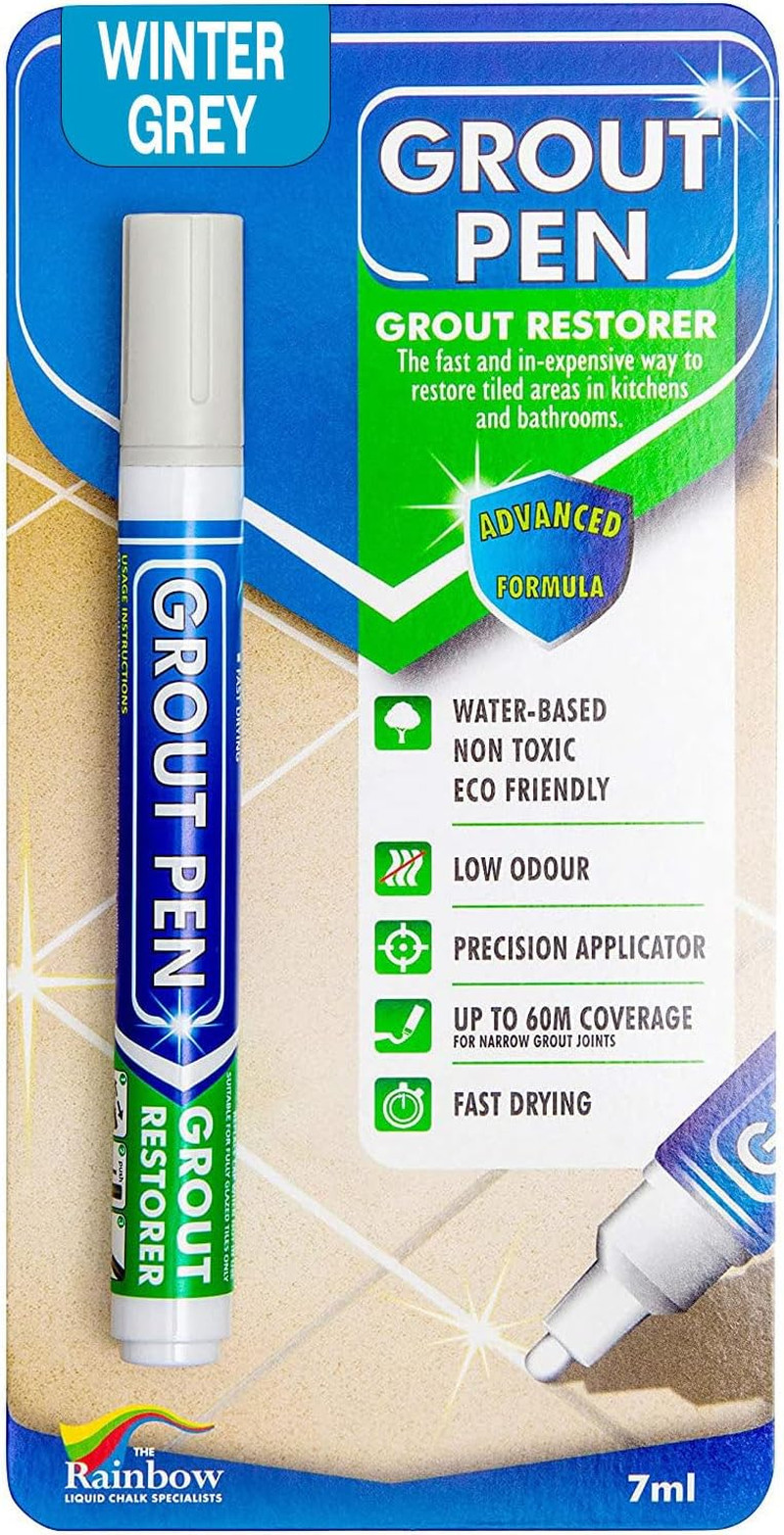 Grout Pen Tile Paint Marker: Waterproof Grout Paint, Tile Grout Colorant and Sea