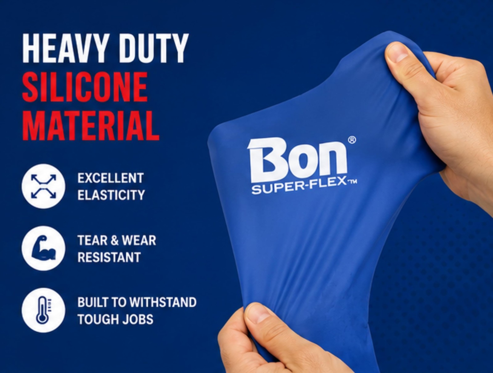 Bon Super-Flex Silicone Grout Bag 24 in. x 13 in. with 3/8 in. Replaceable St…