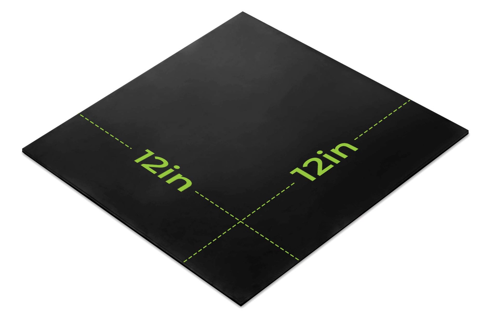 Neoprene Rubber Sheet, Heavy Duty, High Grade 60A, Black, 12x12Inch by 1/16″ …
