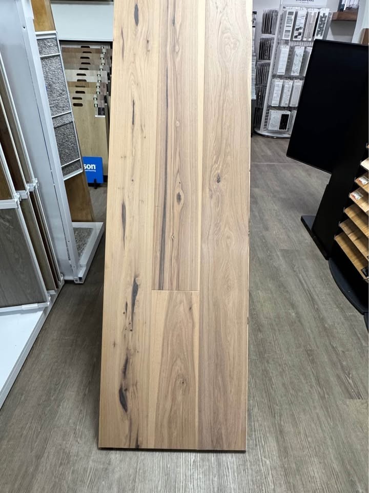 LM Big Sands 1/2″ thick 7.5″W Premium Hickory Engineered Hardwood $3 per sq ft!