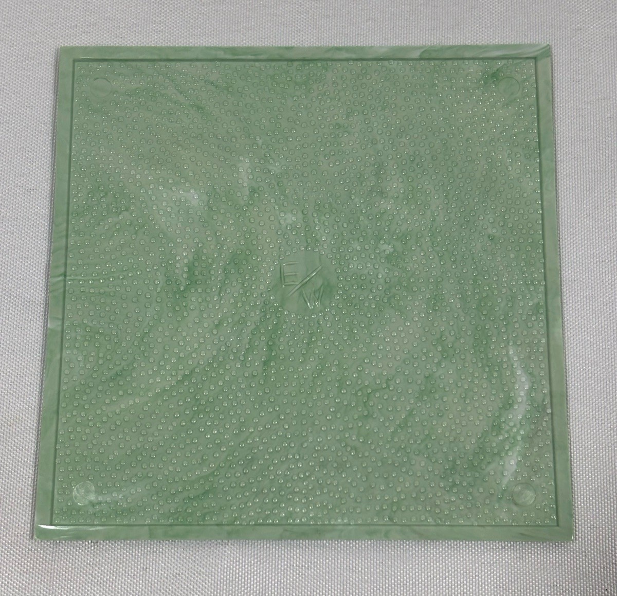 100 Vintage Pale Mint Green Marble Plastic Polystyrene Wall Tiles 4.25″x4.25″ #A