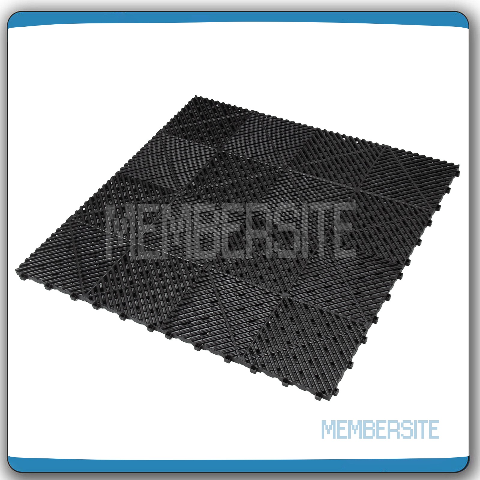 25/50 Pcs Interlocking Garage Floor Tiles Mat Modular Floor Tile 15.75”x15.75”