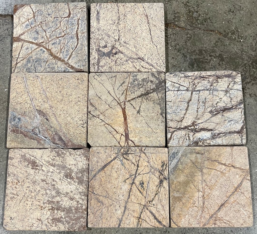 Tile Rainforest Natural Stone Backsplash About 4×4 SAMPLE PIECE TS-81