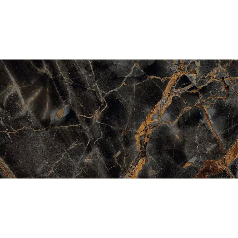 Parkview Brown 11.81 In. X 23.62 In. Polished Porcelain Field Tile