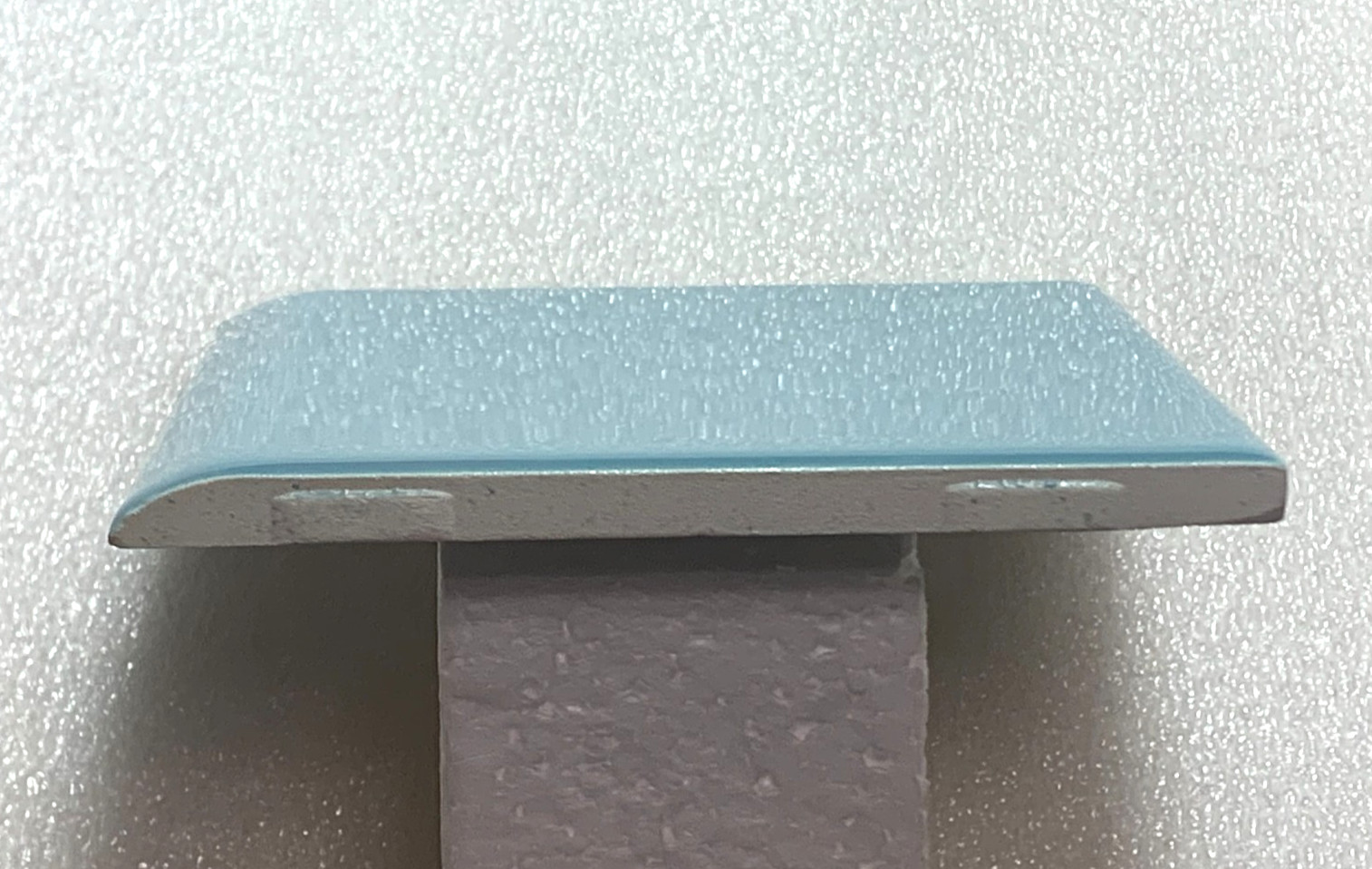 Vintage Wenczel Tile Co Ceramic Regency Blue 4 5/16″ x 4 5/16″ Bullnose Gloss