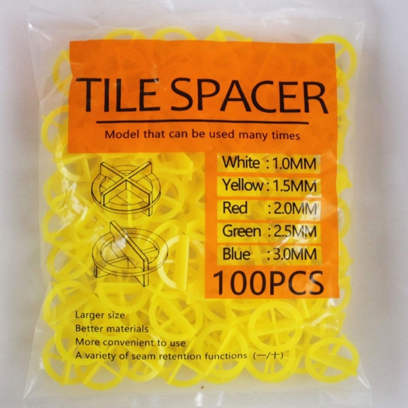 Economical Tile Spacers For Reliable Installation On Various Tile Surfaces 100pc