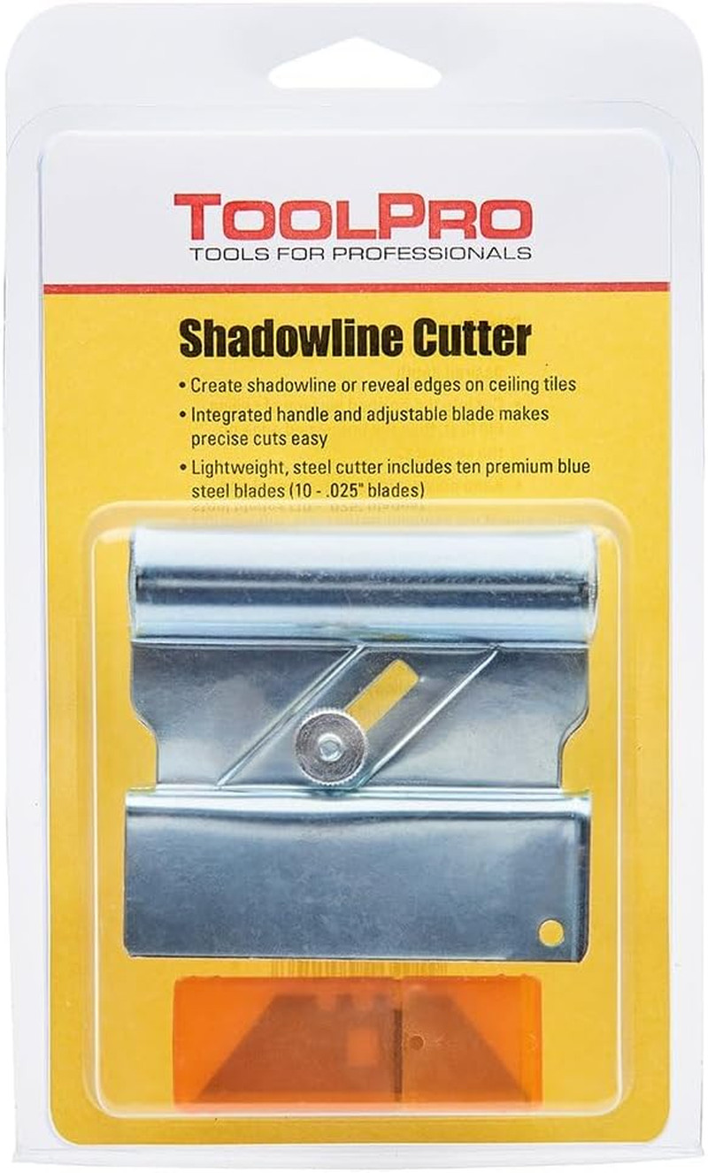 Shadowline Ceiling Tile Cutter Drywall Edge Finishing Tool Professional