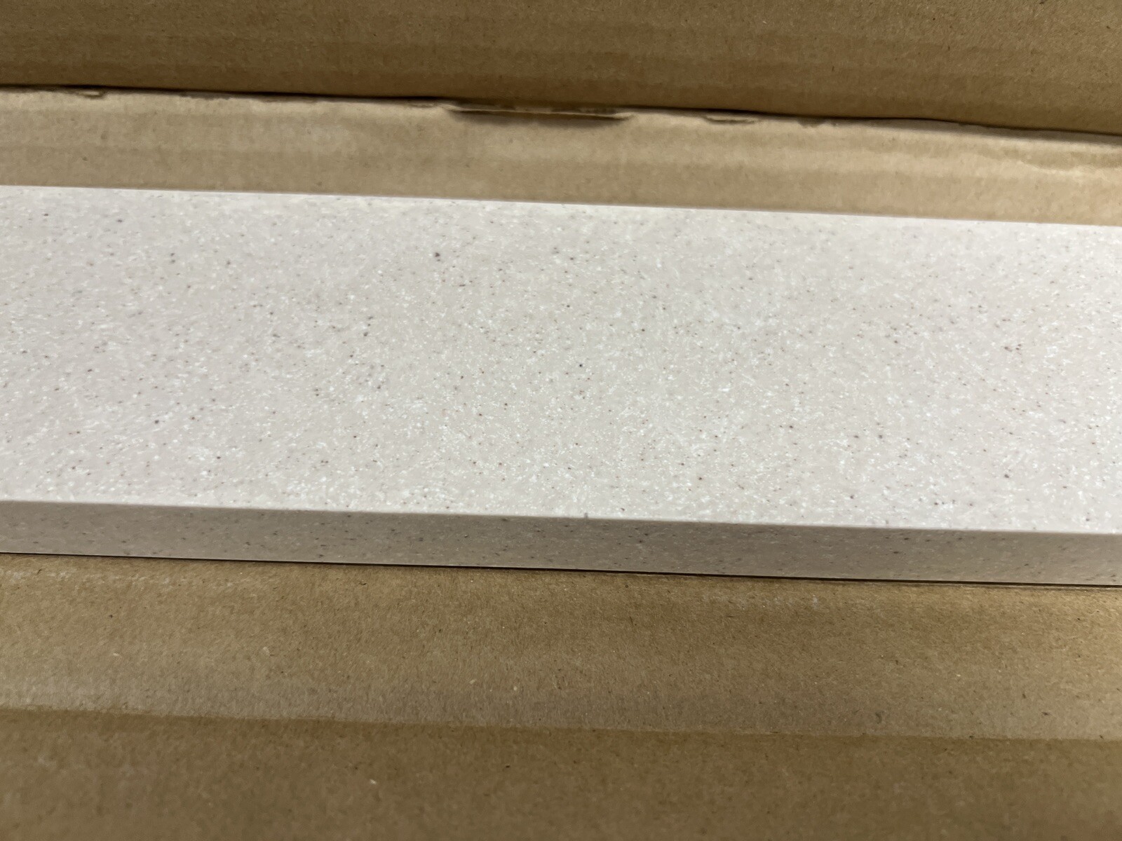 Swanstone 3-in H x 21-in L Bathroom Side Splash in Tahiti Sand