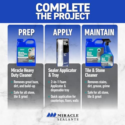 Gallon Clear Sealant for Stone Tile Grout and Surface Protection 4000 Sq Ft