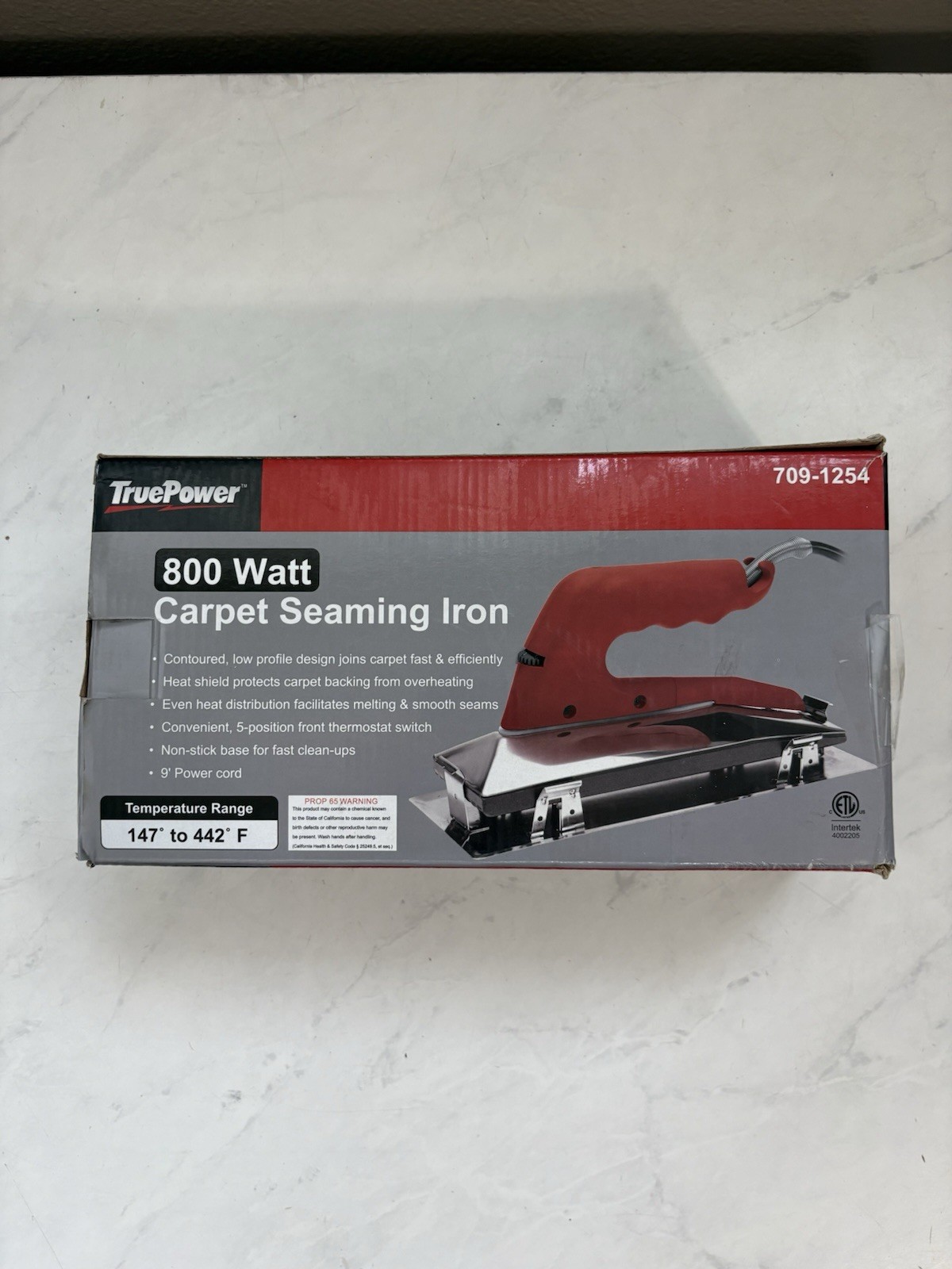 USED TruePower 709-1254 10-Inch Carpet Seaming Iron 800-watt