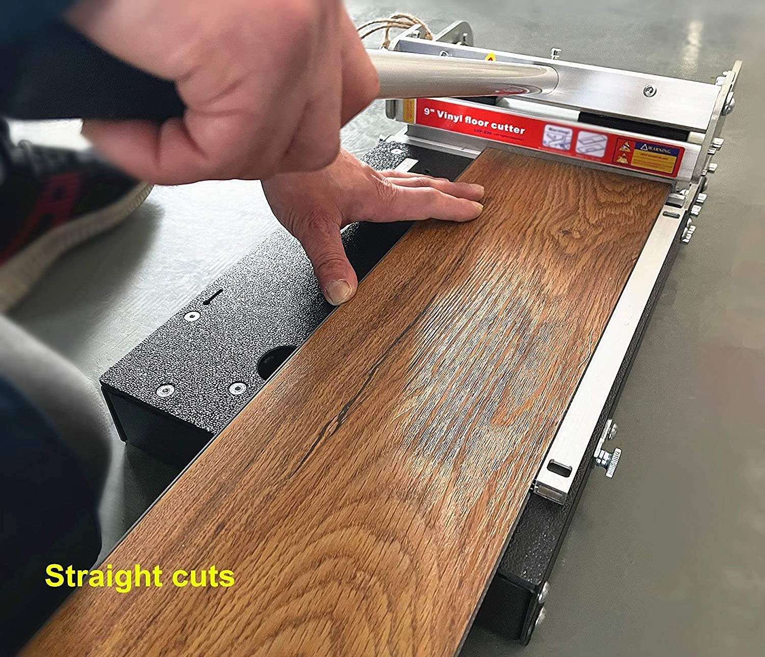8.8″ Pro Vinyl Floor Cutter, Cuts All Types, LVP, SPC, RVP, LVT, VCT, PVC, WPC &