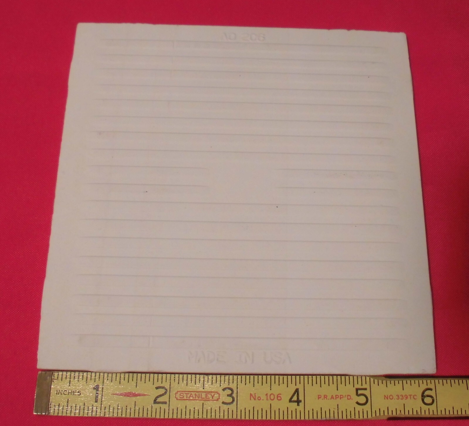 1 pc. 6″ X 6″ Matte Ceramic Tiles *Sterling Silver Gray* American Olean, NEW