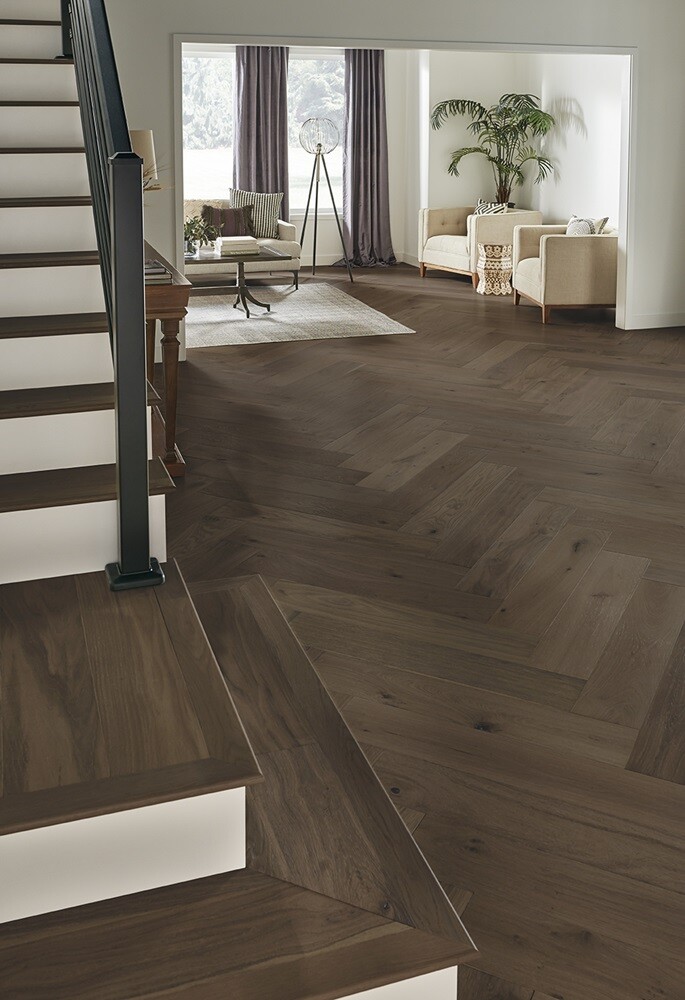 Mannington Hardwood HPLV07OLY1 Latitude Park City Olympic Herringbone 465031