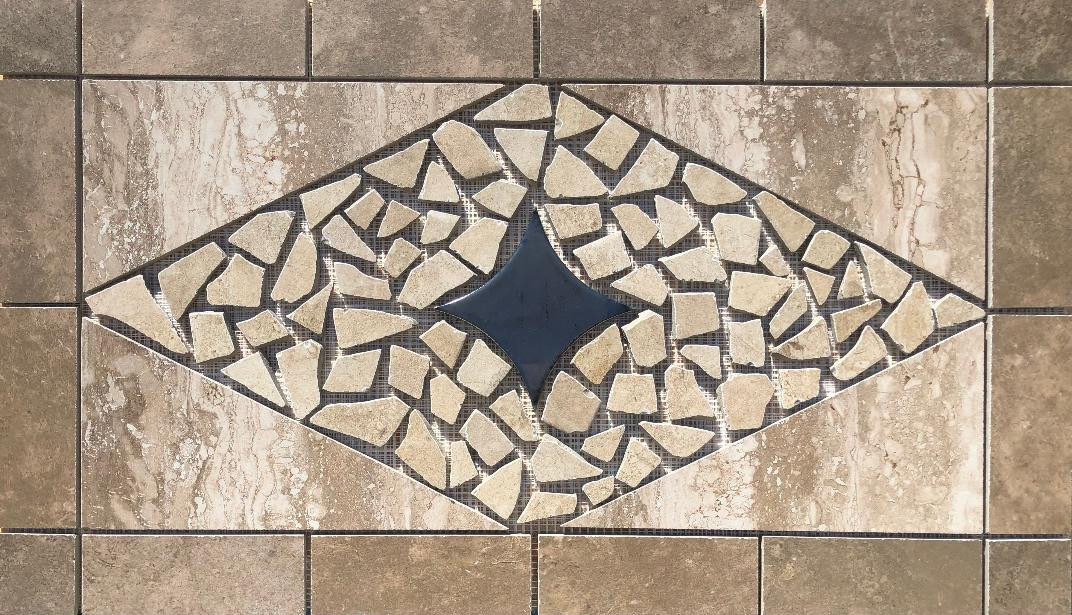 26 9/16″ x 15 3/8″ Tile Medallion – Daltile Affinity & Exquisite tile series