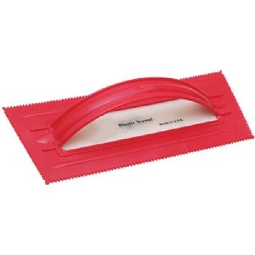 (6-pk) QLT 3/32 In. x 5/64 In. Disposable V-Notched Trowel Model: 16260