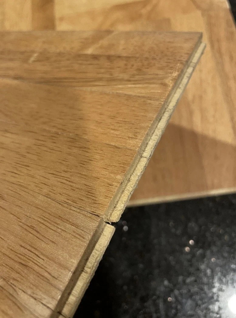 Solid Wood Hevea Parquet Flooring CHESTNUT Prefinished NEW Case 10 SQ. FT.