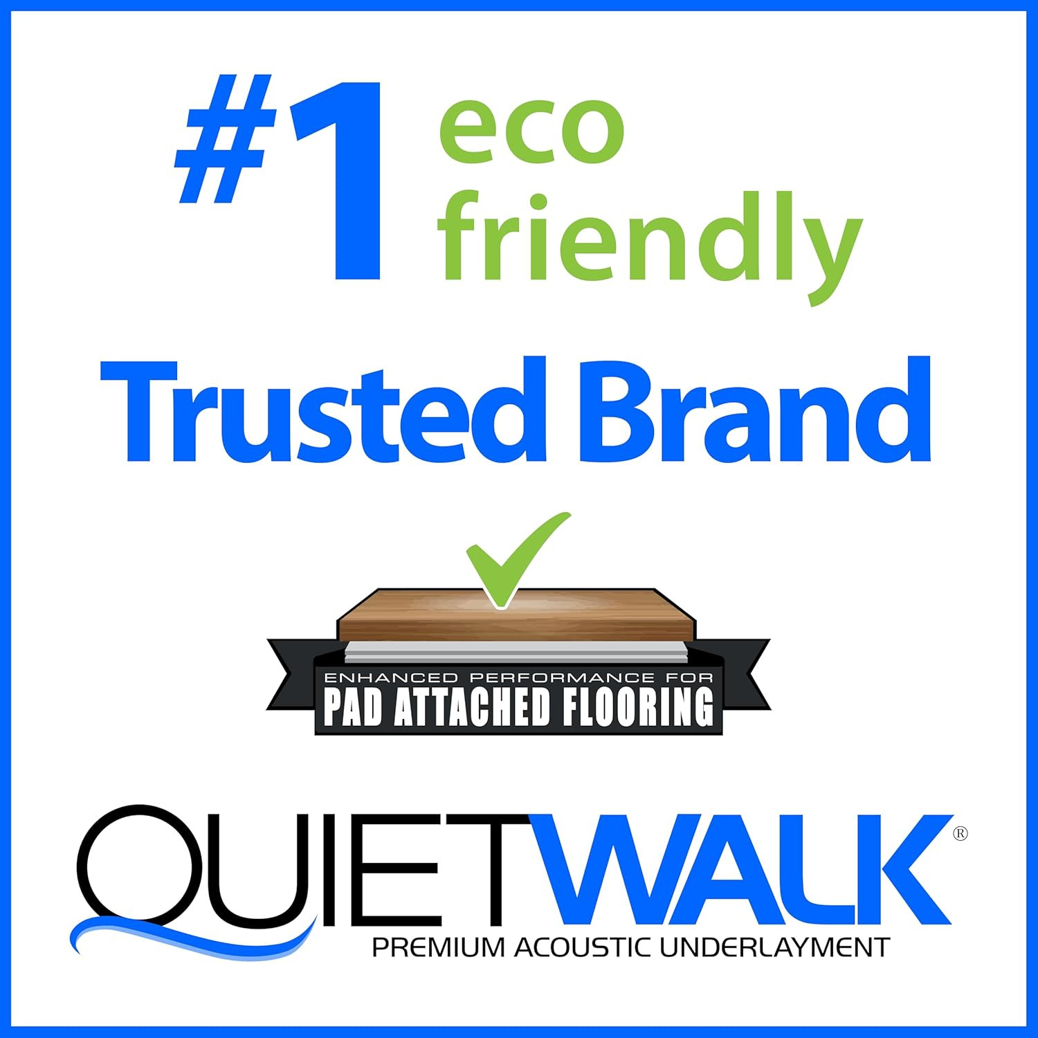 Quietwalk Underlayment 360 Sq Ft – 3 Mm Thick – for Laminate & Hardwood Floors –