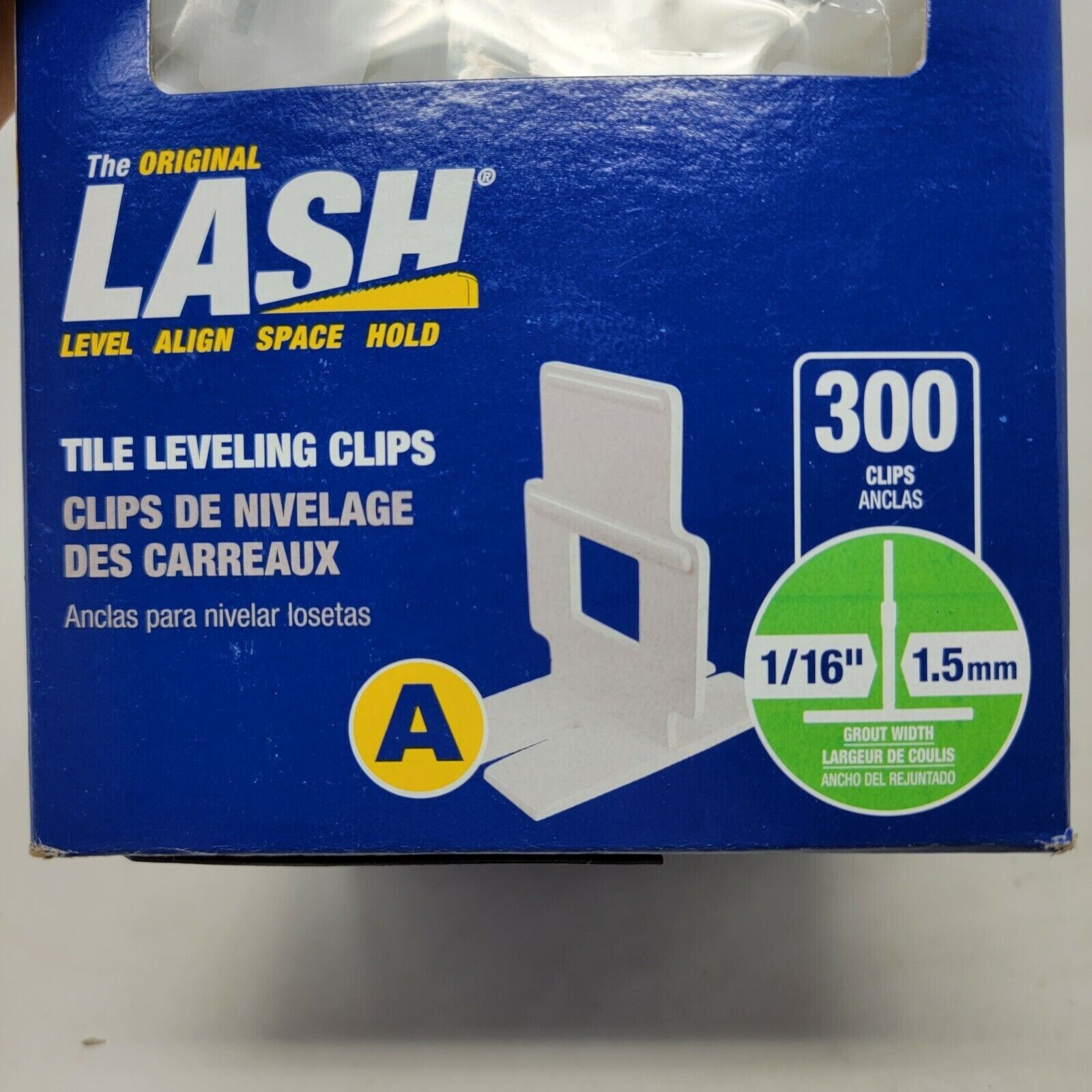 QEP LASH 300 Leveling Clips For Large Floor And Wall Tiles 1/16″ 1.5 mm