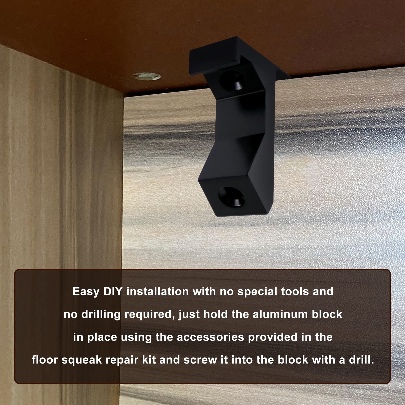 CNQLIS Squeaky Wood Relief Floor Repair Kit Can be Safely Used on Any 5/8 inc