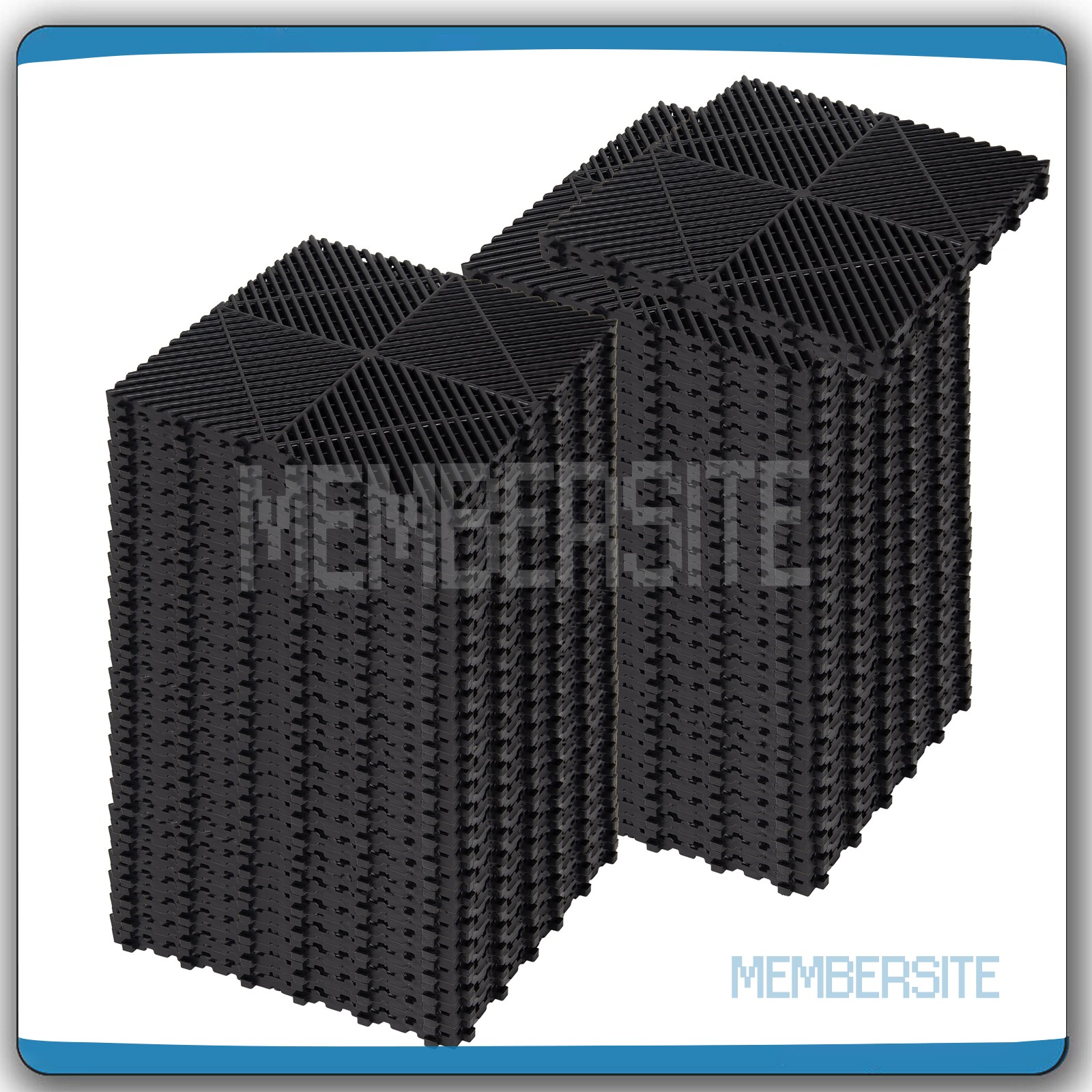 25/50 Pcs Interlocking Garage Floor Tiles Mat Modular Floor Tile 15.75”x15.75”