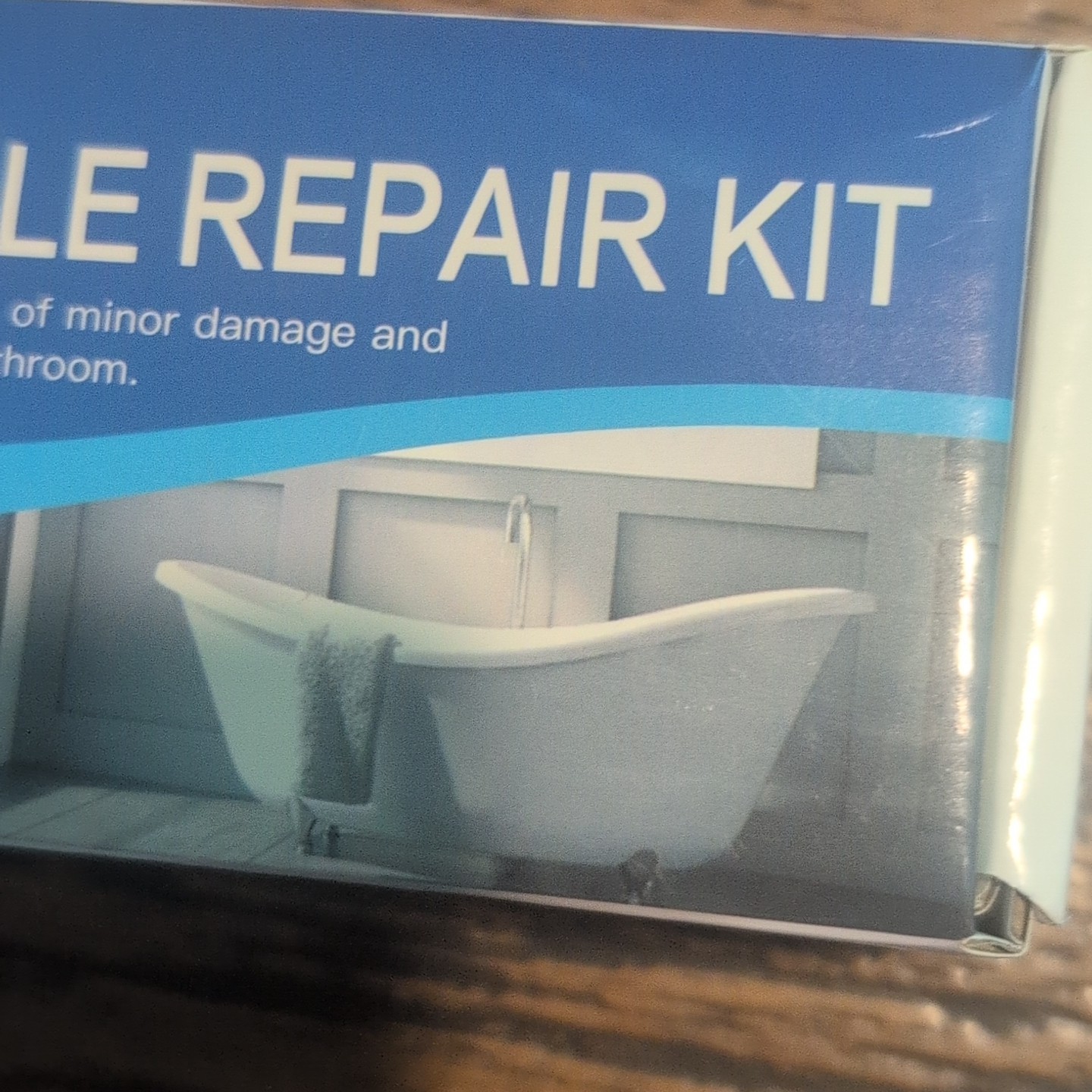 Tub And Tile Repair Kit Porcelain Enamel Acrylic Ceramic Fiberglass White Color