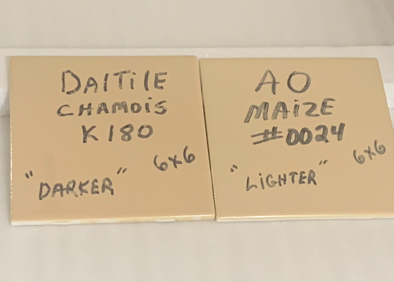 New Vintage Ceramic Daltile Kohler 6″ x 6″ Chamois #K180 Gloss *8*pcs
