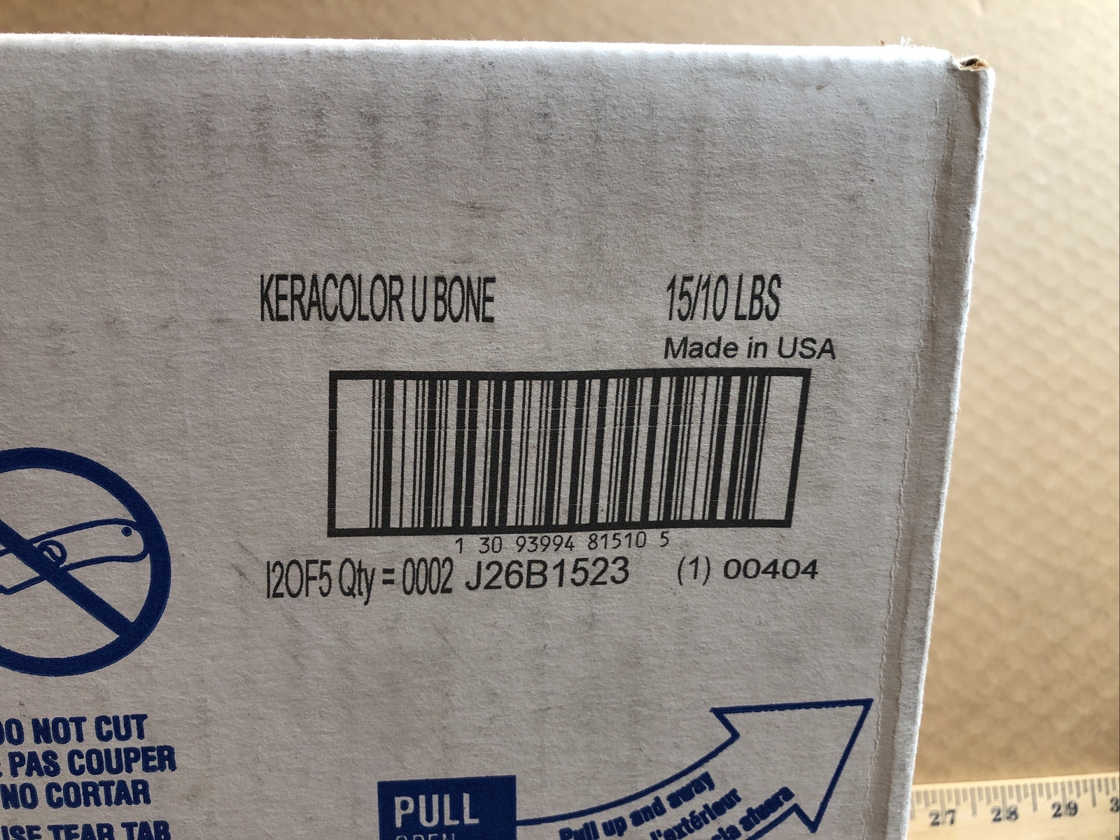 Mapei KeraColor Unsanded Grout (2) 10 Lb Bags – Color Bone