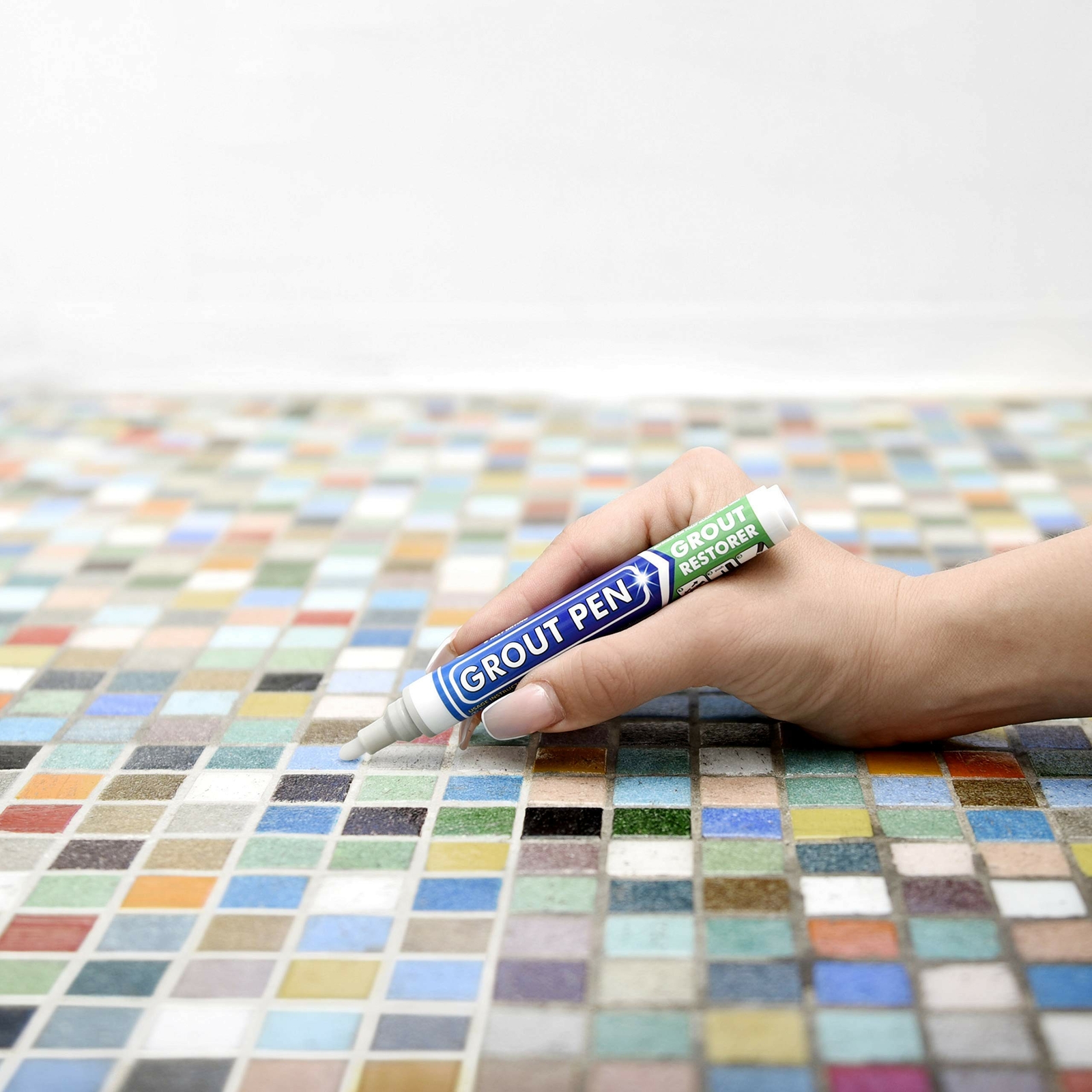 Grout Pen Tile Paint Marker Winter Grey : Waterproof Tile Grout Colorant Pen