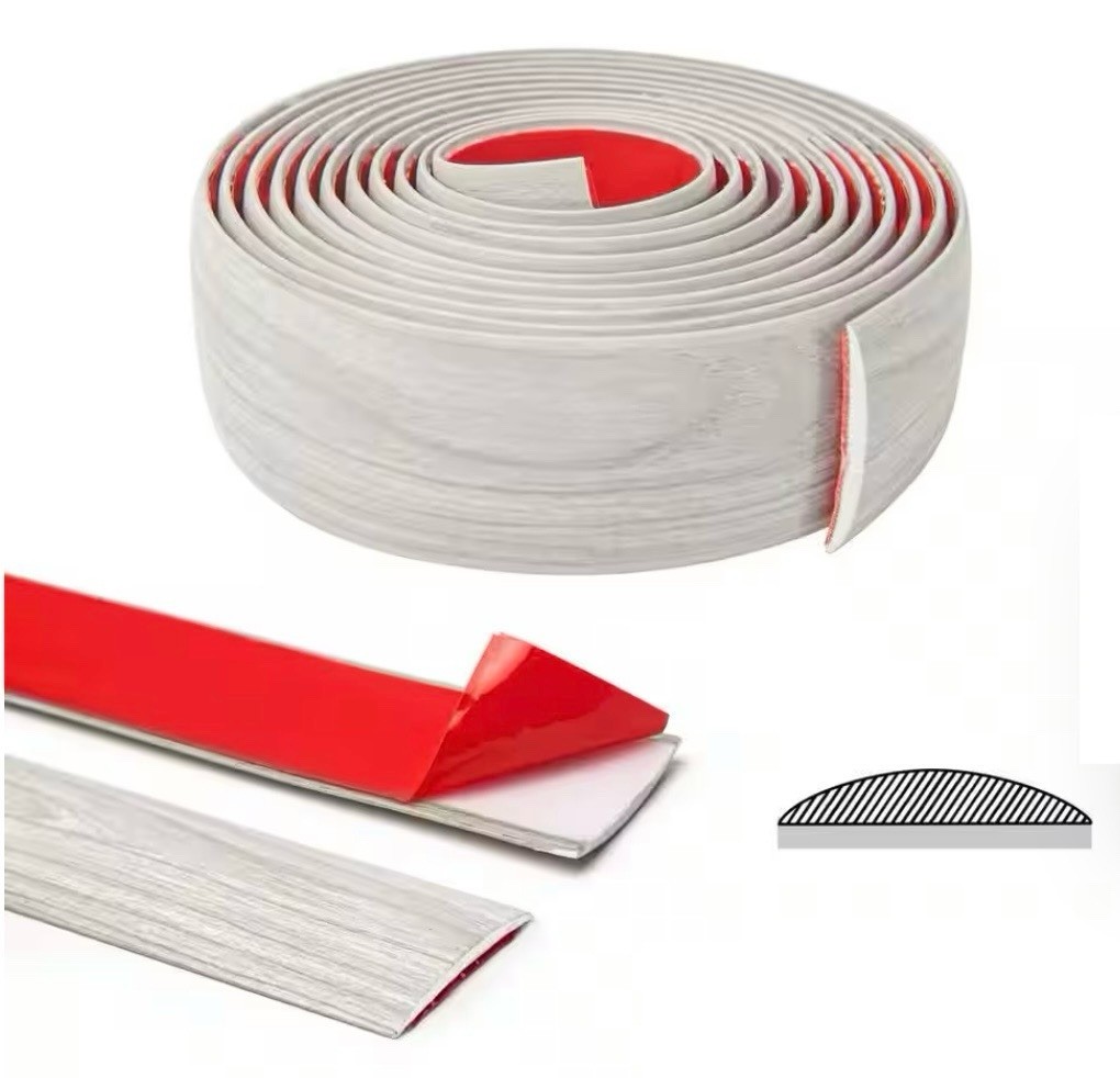 Art3d White Washed Peel N Stick Vinyl Transition Strip For Floor Gaps 1.57”x120”