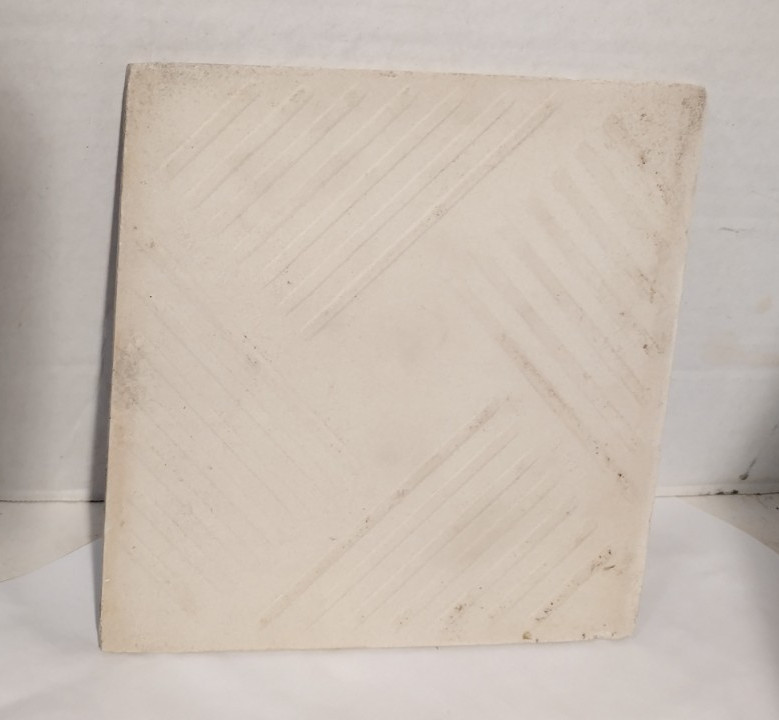 1 Wall Tile US Ceramic 6-1/16″ Square Gloss Snow Off White Vintage 1980-90s