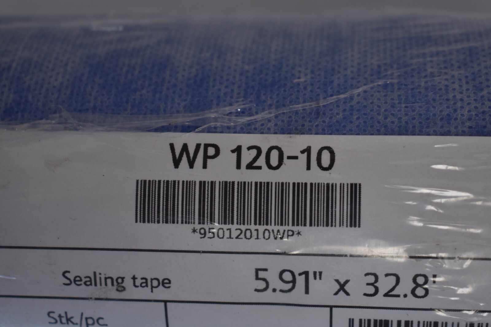 Durabase WP Sealing Tape PP/PE Blue 5.91″ x 32.8′ WP 120-10 Adhesive Unit