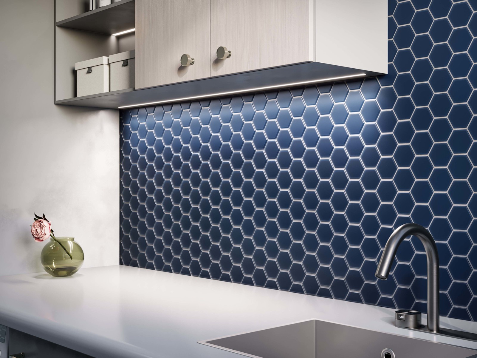 Cruz Bay Studio MKT2854 3 inch Beehive – 10″ x 12″ Geometric – Carbon Matte