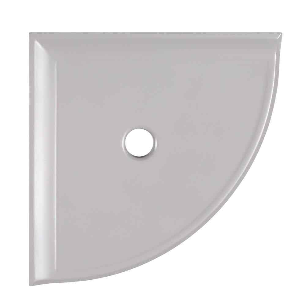 Jeffrey Court Twilight Gray 7.5 in. x 7.5 in. Matte Resin Wall Mount Corner